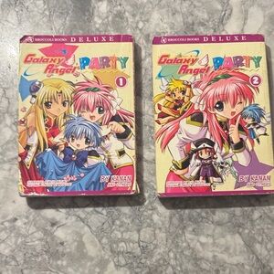Galaxy Angel Party Manga Volumes 1 and 2
